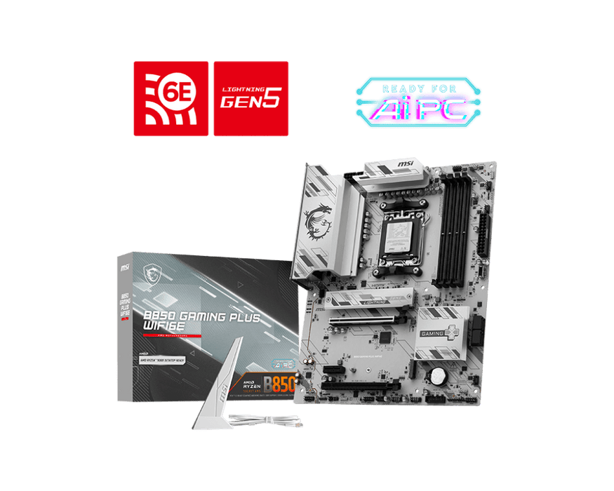 MSI B850 Gaming Plus WIFI6E ATX AM5 Motherboard