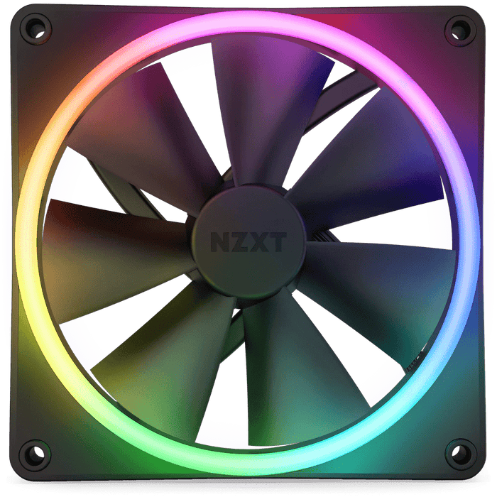 NZXT F140 RGB DUO Black 140mm PWM Fan