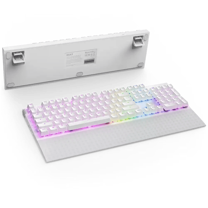 NZXT Function 2 RGB Fullsize White ISO UK Mechanical Keyboard