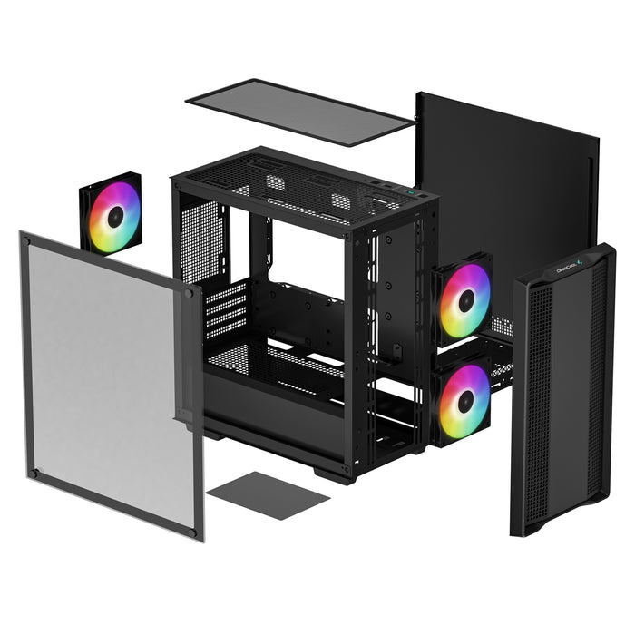 Deepcool CC360 A-RGB Micro-ATX Black Case