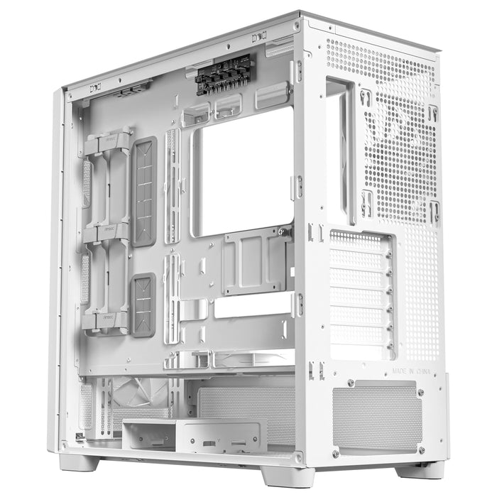 Antec FLUX Mesh White Wood ATX PC Case