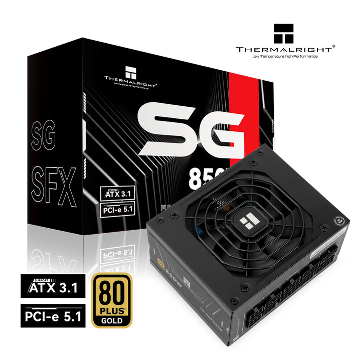 850W Thermalright SGFX-850 ATX 3.1 Gold Modular SFX PSU