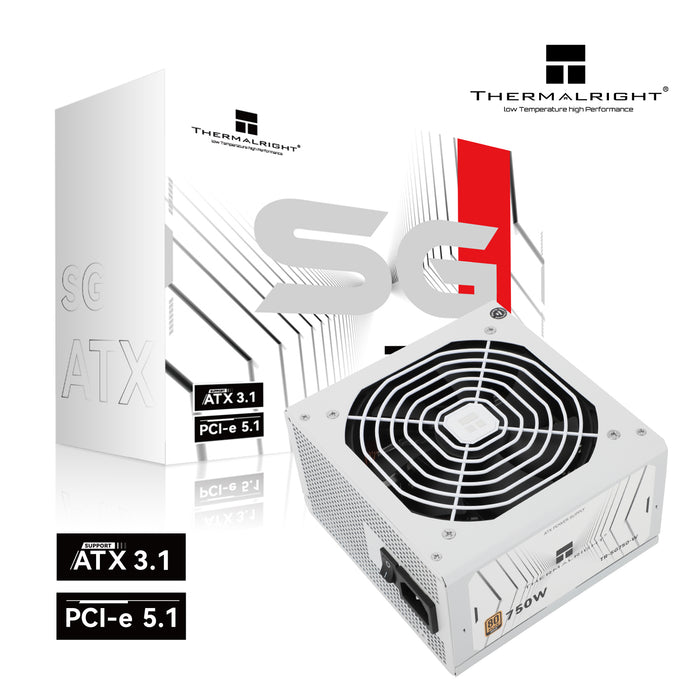 750W Thermalright SG-750-W ATX 3.1 Gold Modular PSU