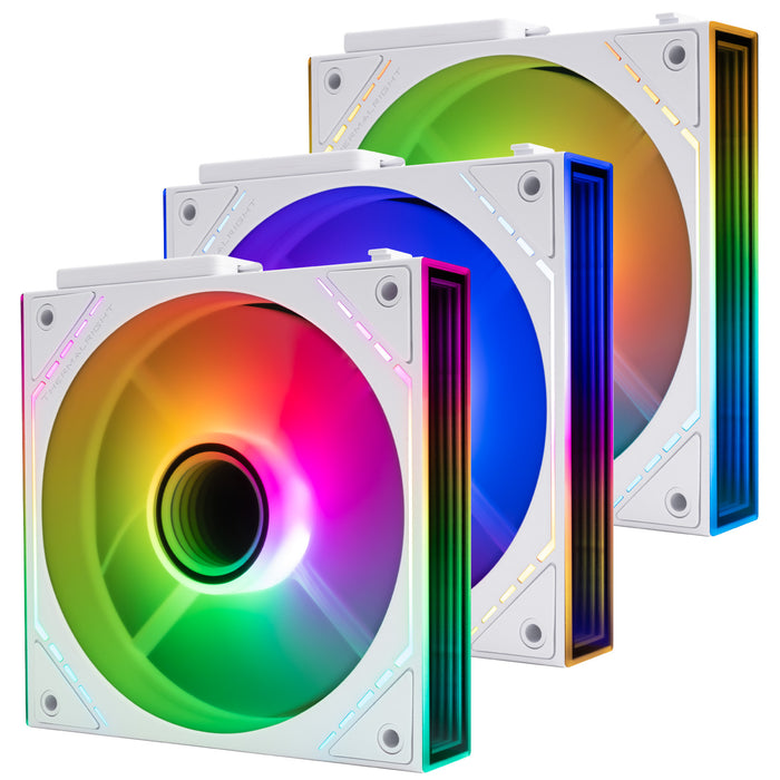 Thermalright TL-M12QW-S X3 White A-RGB 120mm PWM Triple Pack
