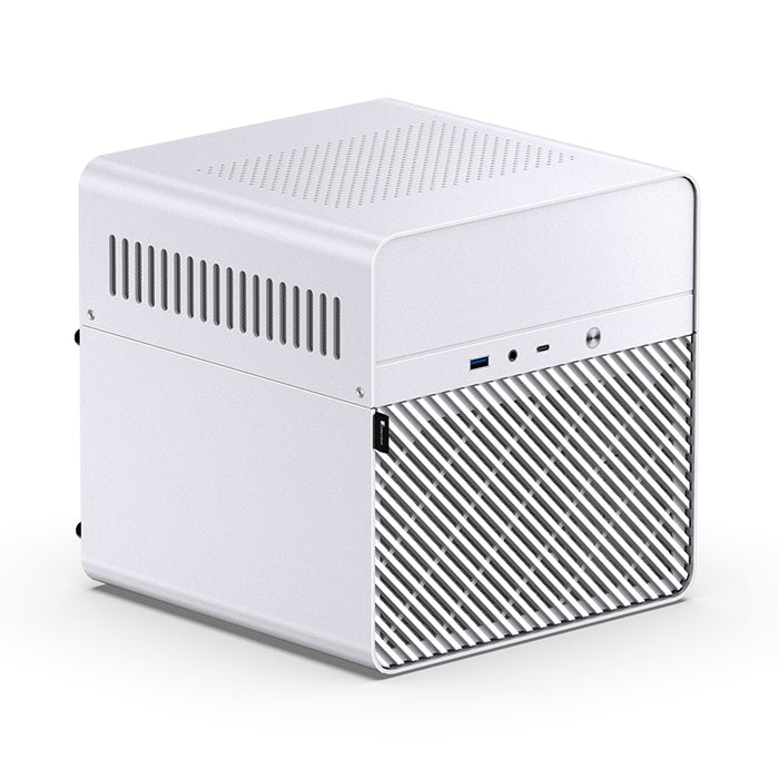 Jonsbo N2 White Aluminium NAS Mini-ITX PC Case