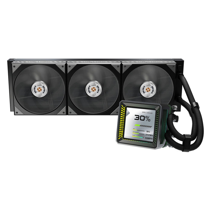 ASRock Steel Legend Dark 360 LCD AIO Liquid CPU Cooler
