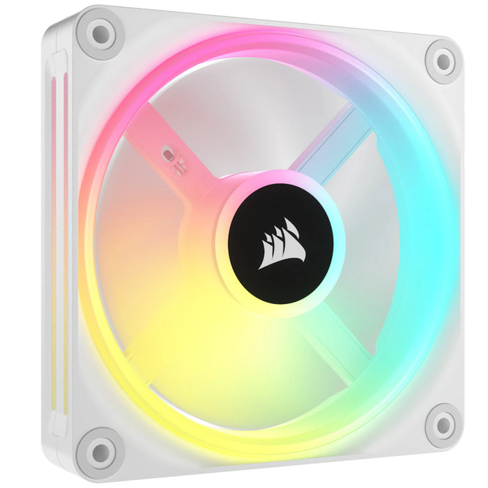 Corsair iCUE LINK QX120 RGB White 120mm Triple Pack Starter Kit