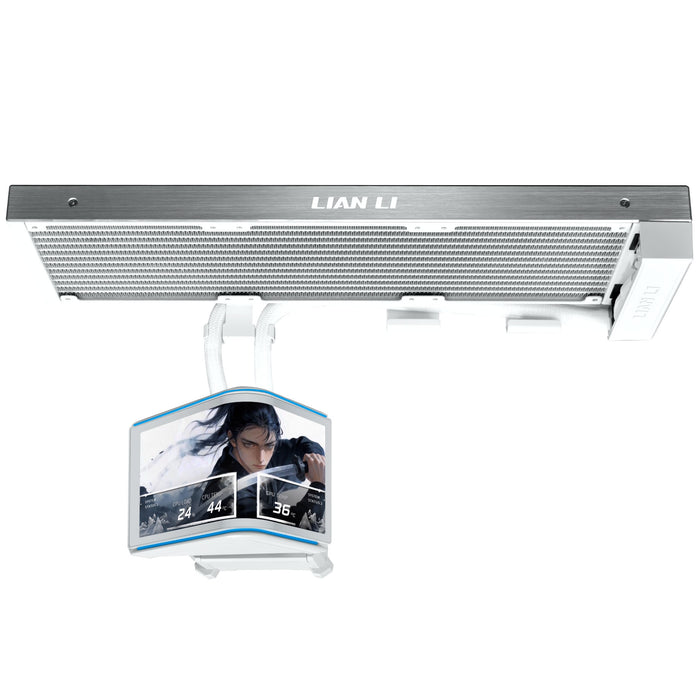 Lian Li HydroShift II OLED Curved 360 FANLESS White All In One CPU Cooler