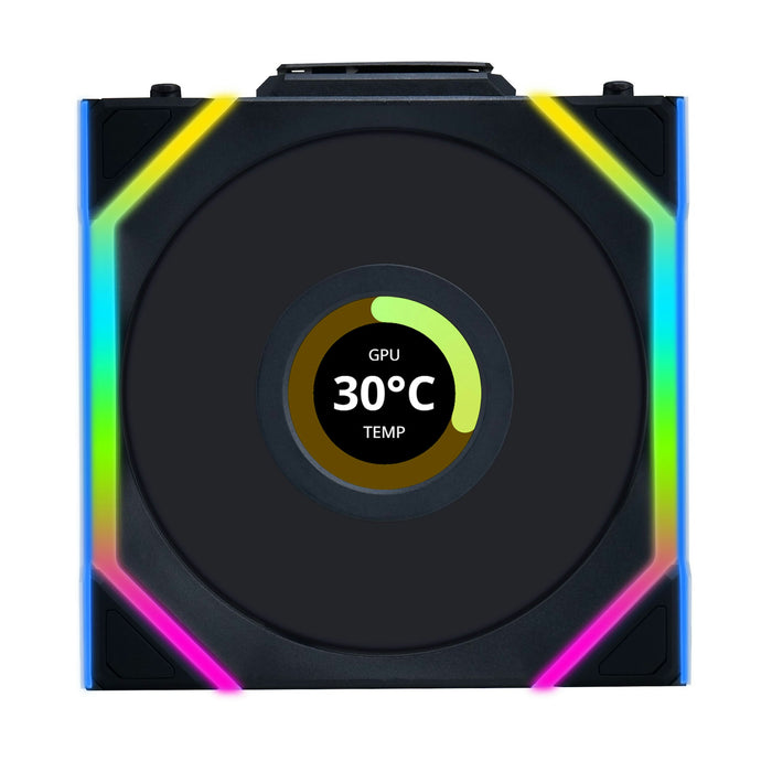 Lian-Li UNI SL120 Wireless LCD A-RGB Black 120mm Fan