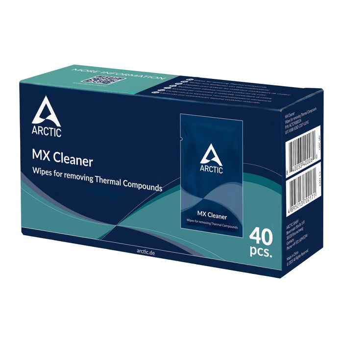 Arctic MX Cleaner Wipes Thermal Paste 40 Pack