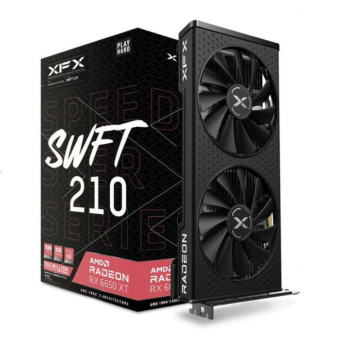 XFX Radeon RX 6650 XT Speedster SWFT 210 Core 8GB Graphics Card