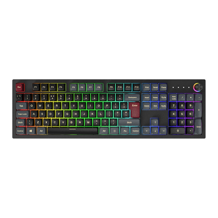 Montech MKey Fullsize Darkness RGB ISO UK Gateron G Pro Brown 2.0