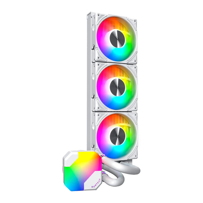 Montech HyperFlow ARGB 360mm White AIO Liquid Cooler