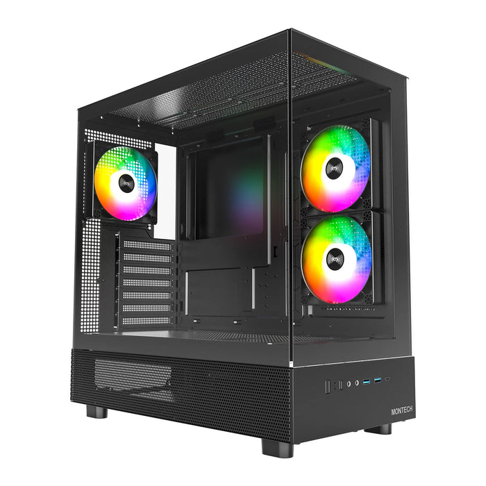 Montech XR A-RGB Black ATX Case