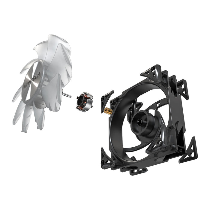 Montech Metal Pro 12 ARGB 120mm Black PWM Fan