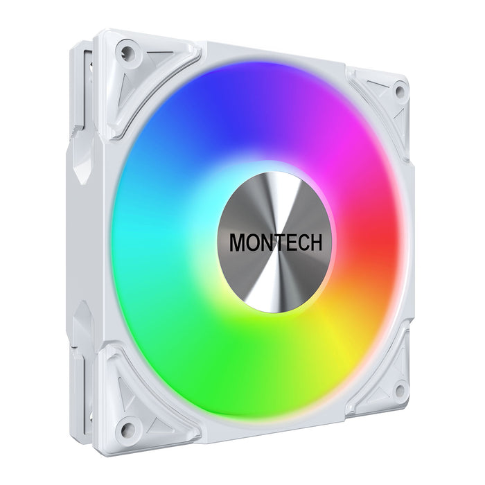 Montech Metal Pro 12 ARGB 120mm White PWM Fan