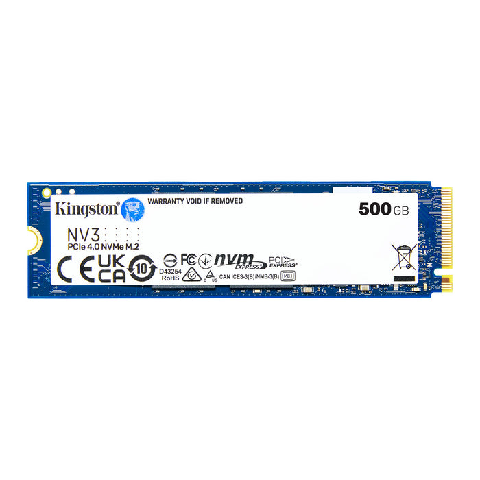 500GB Kingston NV3 PCIe 4.0 NVMe M.2 SSD