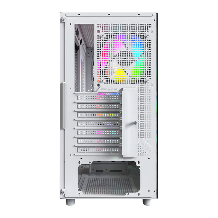 Montech XR Wood A-RGB White ATX Case