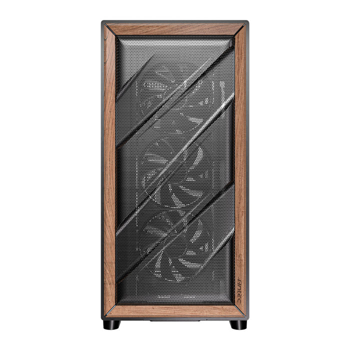 Antec FLUX SE Mesh Black Wood ATX PC Case