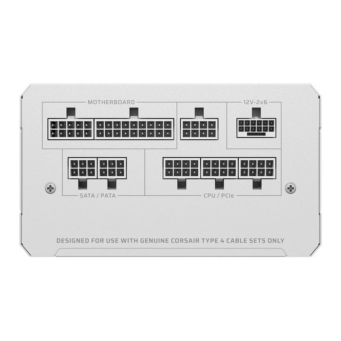 1000W Corsair RM1000e V3 (2025) White ATX 3.1 Modular PSU