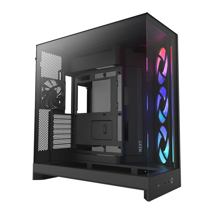 NZXT H9 Flow RGB 2025 Black ATX Dual Chamber PC Case