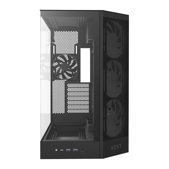 NZXT H9 Flow RGB 2025 Black ATX Dual Chamber PC Case