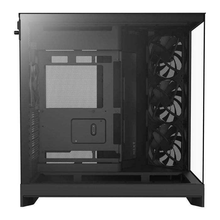 NZXT H9 Flow RGB+ 2025 Black ATX Dual Chamber PC Case