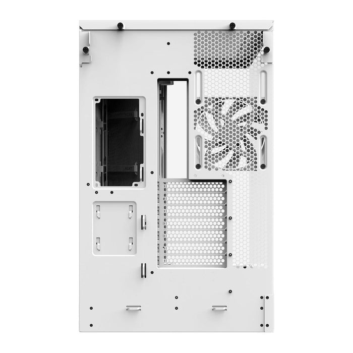 NZXT H9 Flow RGB+ 2025 White ATX Dual Chamber PC Case