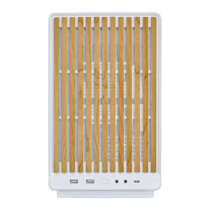 Lian Li Dan Cases A3-mATX Wood Glass Micro ATX Case White