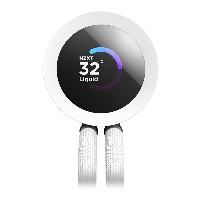 NZXT Kraken 240 Plus RGB White LCD AIO Liquid Cooler