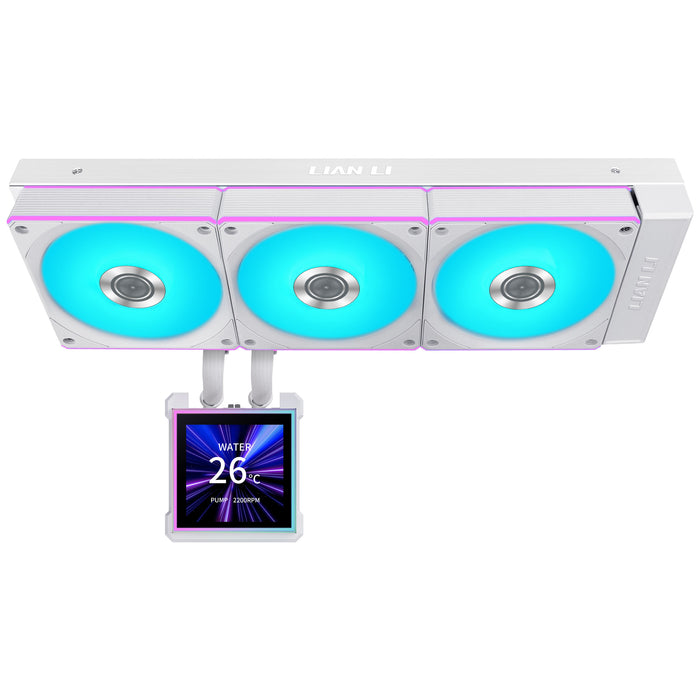 Lian Li HydroShift II LCD-S 360CL White All In One CPU Cooler