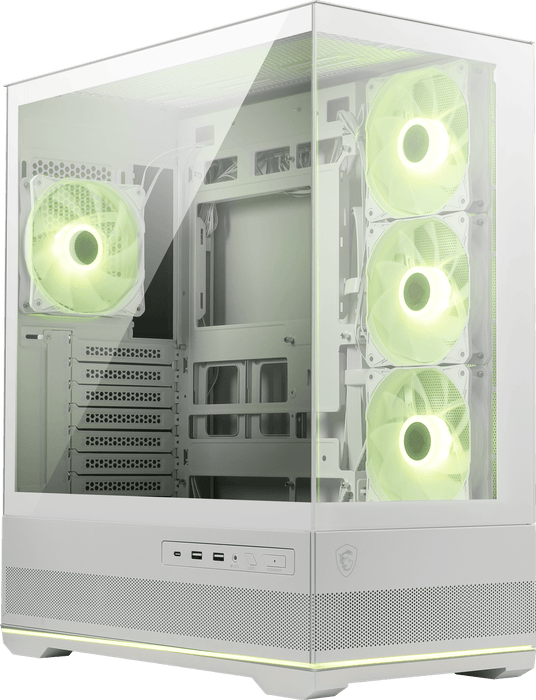 MSI MAG PANO 110R PZ White Glass mATX Case