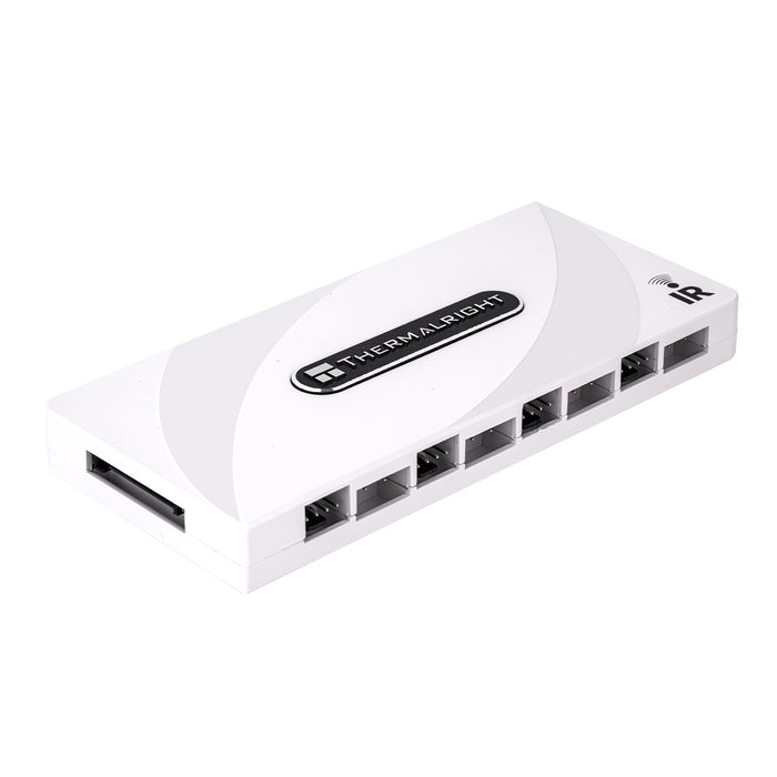 Thermalright 8-Port IR White PWM Fan and A-RGB SATA Powered Hub