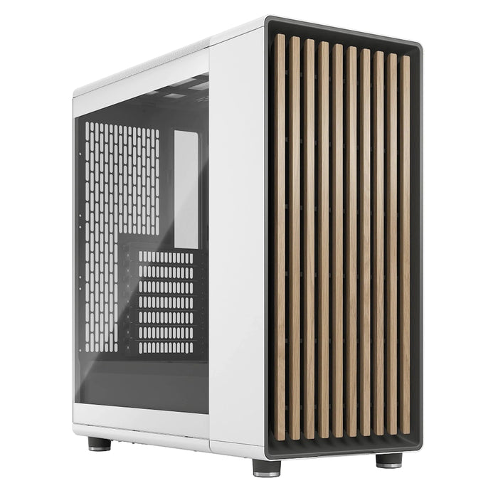 Fractal Design North Chalk White TG Clear ATX Case