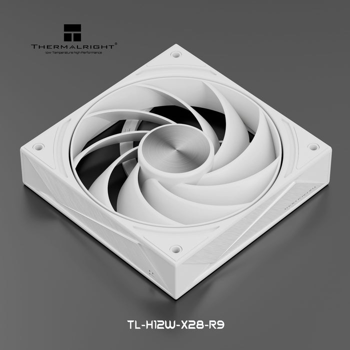 Thermalright TL-H12W-X28-R9 White 120mm PWM Fan