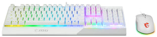 MSI VIGOR GK30 COMBO White Gaming Keyboard + Mouse Bundle