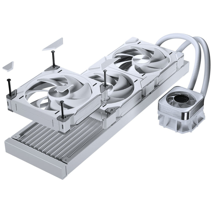 Phanteks Glacier One 420D30 X2 White DRGB 420mm AIO Liquid Cooler