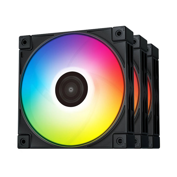 DeepCool FC120 A-RGB 120mm Black PWM Triple Pack