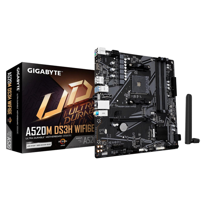 Gigabyte A520M DS3H WIFI6E Micro-ATX AM4 Motherboard