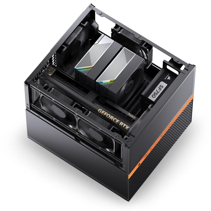 Jonsbo N6 Black Micro-ATX Case