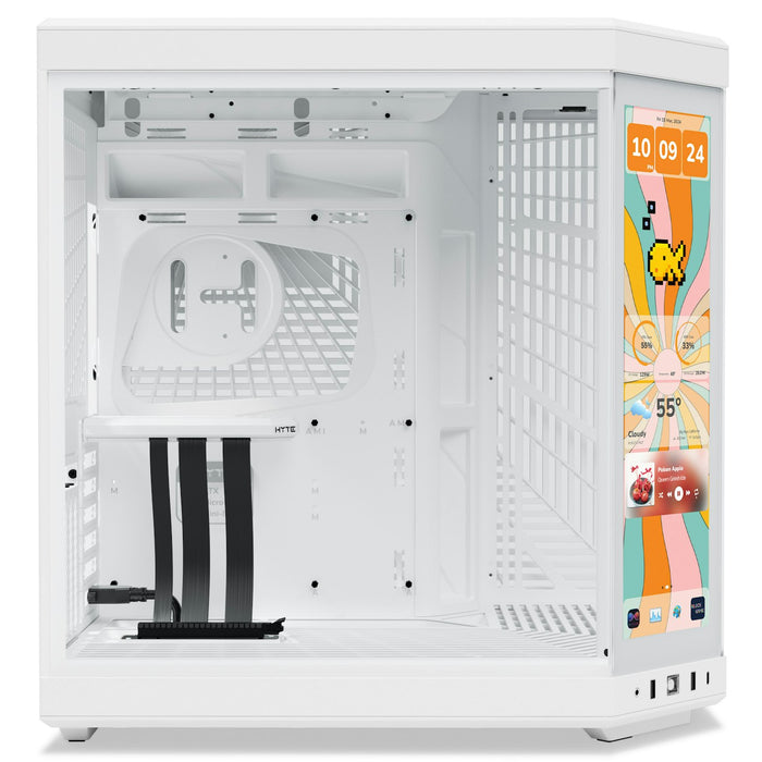 Hyte Y70 Touch Infinite Snow White Dual Chamber ATX PC Case