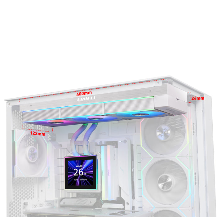 Lian Li HydroShift II LCD-S 360CL White All In One CPU Cooler