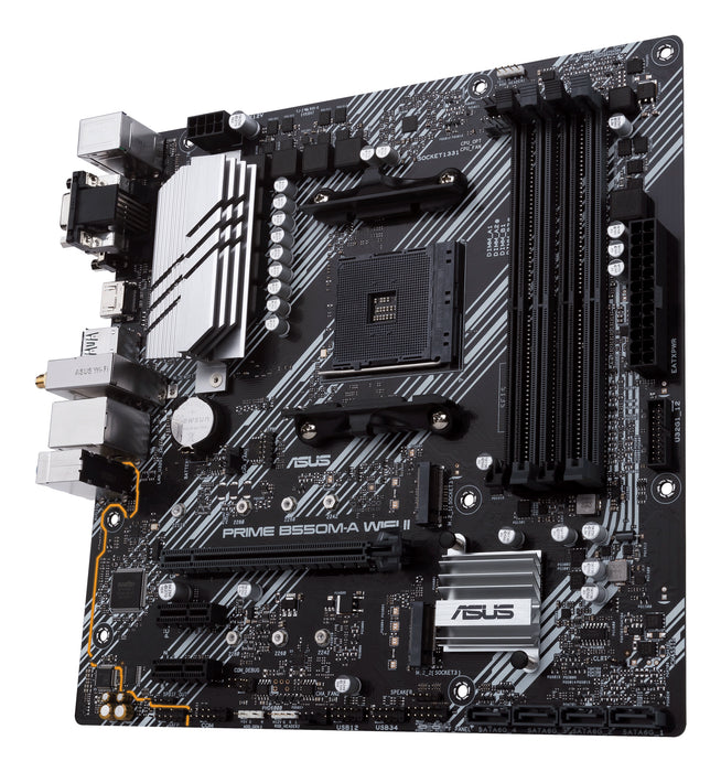 ASUS PRIME B550M-A WIFI II Micro-ATX AM4 Motherboard