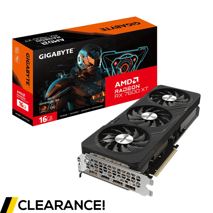 16GB Gigabyte RX 7600 XT Gaming OC Graphics Card - Grade A