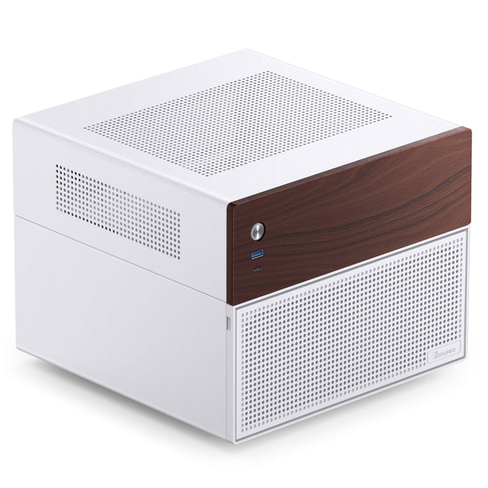 Jonsbo N4 White NAS Micro ATX PC Case