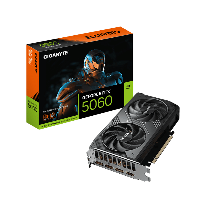 Gigabyte RTX 5060 Windforce Max OC 8GB Graphics Card