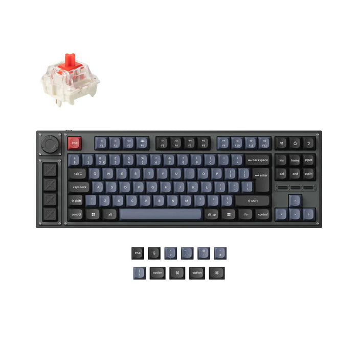 Lemokey L3 Black RGB TKL ISO UK Gateron Jupiter Red