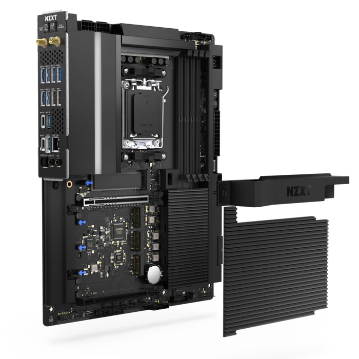 NZXT N9 X870E Gaming Wi-Fi 7 PCIe 5.0 DDR5 Black ATX Motherboard