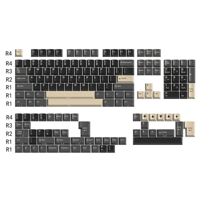 DaYe Apes Cherry Profile Doubleshot ABS Keycaps