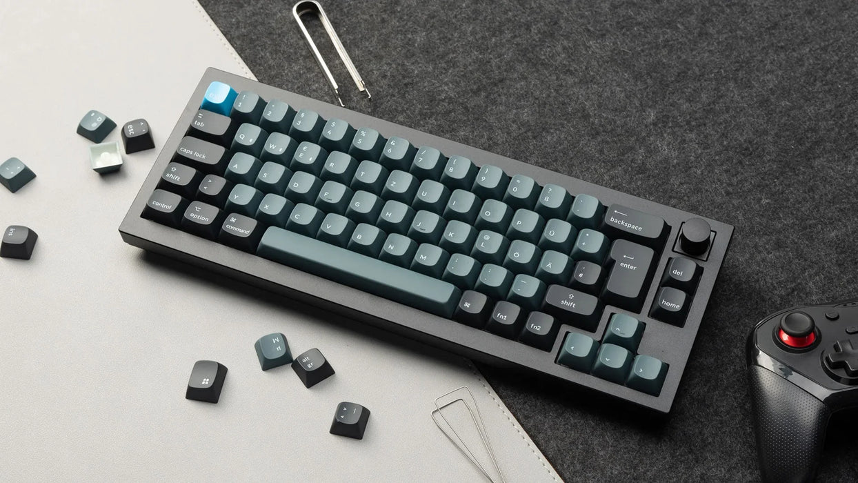 Keychron Q2 Pro Knob Carbon Black RGB 65% ISO UK K Pro Red